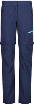 CMP Women's Zip-Off Trousers In Stretch Nylon (31T5116) blue/cielo