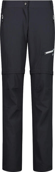 CMP Women's Zip-Off Trousers In Stretch Nylon (31T5116) antracite/stone