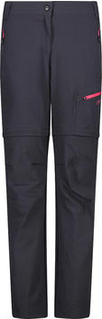 CMP Women's Zip-Off Trousers In Stretch Nylon (31T5116) antracite
