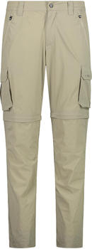 CMP Men's Zip-Off Stretch Trousers With Cargo Pockets (31T5627) sand