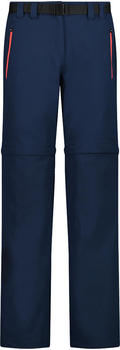 CMP Women's Zip-Off Hiking Trousers (3T51446) blue/red kiss
