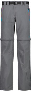 CMP Campagnolo CMP Women's Zip-Off Hiking Trousers (3T51446) grey/hawaian