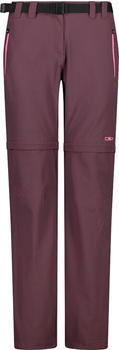 CMP Campagnolo CMP Women's Zip-Off Hiking Trousers (3T51446) plum