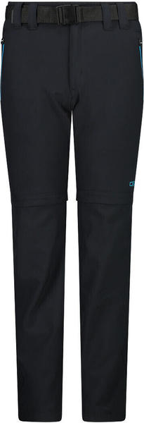 CMP Boy's Zip-Off Trousers In Stretch Fabric (3T51644) antracite/reef
