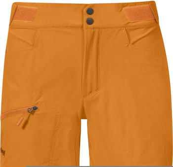 Bergans Cecilie Mountain Softshell Shorts (2507) cloudberry yellow/solid dark grey