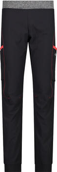 CMP Women's Hiking Pants In Breathable Polyester (31T7696) antracite/campari