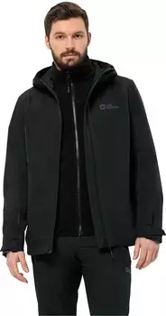 Jack Wolfskin Taubenberg 3in1 Jacket Men black