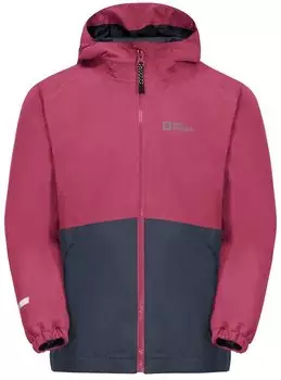Jack Wolfskin Iceland 3in1 Jacket Kids dark fuchsia Jack Wolfskin Iceland 3in1 Jacket Kids dark fuchsia