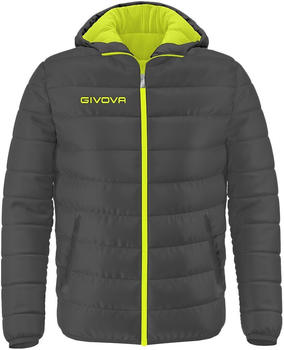 Givova Olanda Jacket dark grey/fluo yellow
