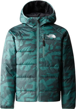 The North Face Boys Reversible Perrito Jacket (NF0A82DA) dark sage rain camo print