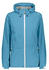 CMP Woman Rain Jacket Fixed Hood (39X6636-L609) blue