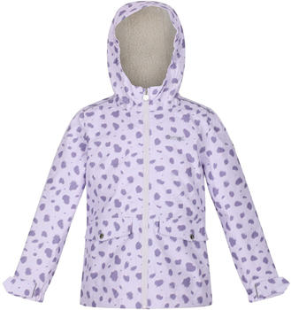 Regatta Kids' Bixby Waterproof Insulated Jacket (RKP242_QBL) lilac smudge print