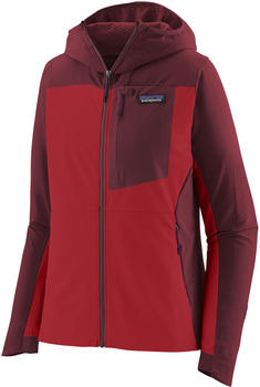 Patagonia R1 Crossstrata Hoody W touring red