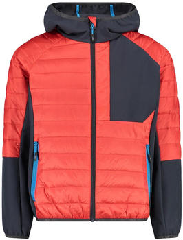 CMP PFC-freie Hybrid-Mädchenjacke mit Wattierung fire