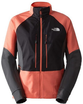 The North Face Men's Dawn Turn Full-Zip Softshell Jacket tnf black/radiant orange/asphalt grey