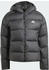 Adidas Woman Essentials 3-Stripes Mid Hooded Down Jacket black (HZ8483)