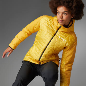 Adidas Woman Terrex Xperior Varilite PrimaLoft Hooded Jacket preloved yellow (IB1076)
