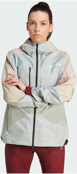 Adidas Woman Terrex Xploric RAIN.RDY Hiking Jacket wonder silver/wonder beige (IB4267)