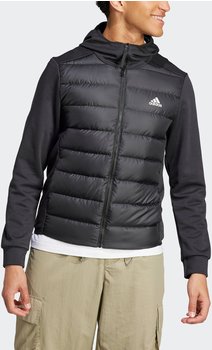 Adidas Man Essentials Hybrid Hooded Down Jacket black (HZ4430)