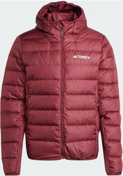 Adidas Man Terrex Multi Light Hooded Down Jacket shadow red (IP6040)