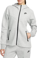 Nike - Hellgrauer Hoodie Mit Rei&szlig;verschluss Grau Damen
