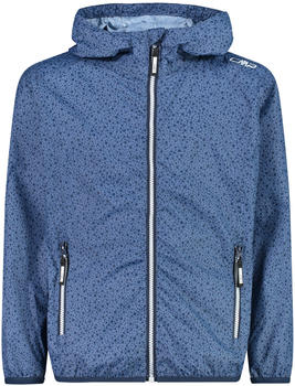 CMP M&auml;dchen Micro gemusterte packable Regenjacke (31X7295) blue