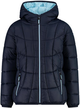 CMP Wattierte M&auml;dchenjacke mit Kapuze (33Z1435) black blue