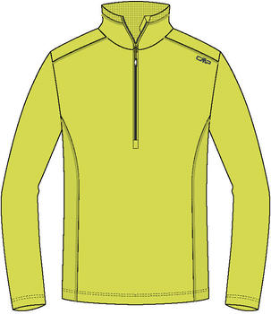 CMP Herren Fleecepullover aus Grid Tech mit Stehkragen (3G10747) acido