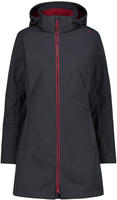 CMP 3A08326, CMP Damen Funktionsjacke Kapuzen Softshellmantel Grau female