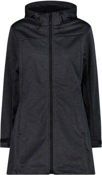CMP Women's Jacquard Softshell Coat (33A1766) titanio mel/nero