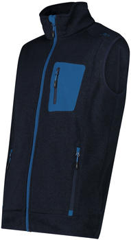 CMP Herrenweste aus schweres Knit-Tech Fleece mit hitzeversiegelter Tasche (3H60947N) b.blue/petrol
