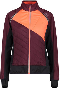 CMP Women's Hybrid Jacket with Removable Sleeves (30A2276) burgundy