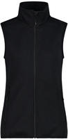 CMP 3H55766-13TP-34, CMP Woman Fleece Vest nero-titanio (13TP) 34 Damen