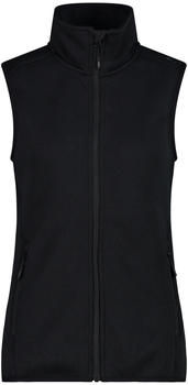 CMP Damenweste aus Knit-Tech-Fleece (3H55766) nero/titanio