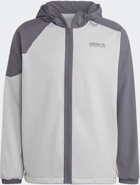 Adidas Man Adventure Winter Fabric Mix Hooded Jacket grey two/grey five (HK5020)