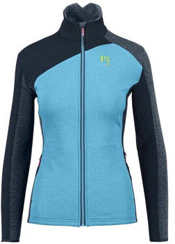 KARPOS Federa Full-Zip Fleece Women blue atoll/vulcan/midnight