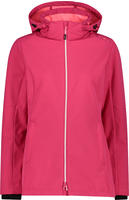 CMP 3A22226, CMP Damen Funktionsjacke WOMAN ZIP HOOD SOFTSHELL LONG JACKET FUXIA H814