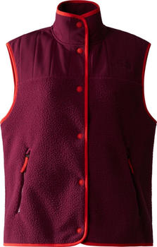 The North Face Womens Cragmont Fleece Vest boysenberry/fiery red