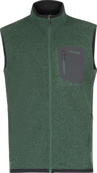 Bergans Kamphaug Knitted Vest Men dark jade green
