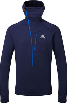 Mountain Equipment Eclipse Hooded Mens Zip T medieval blue