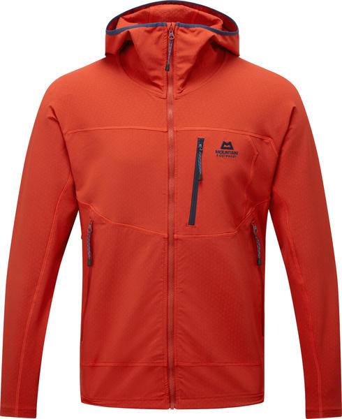 Mountain Equipment Arrow Hooded Mens Jacket red rock