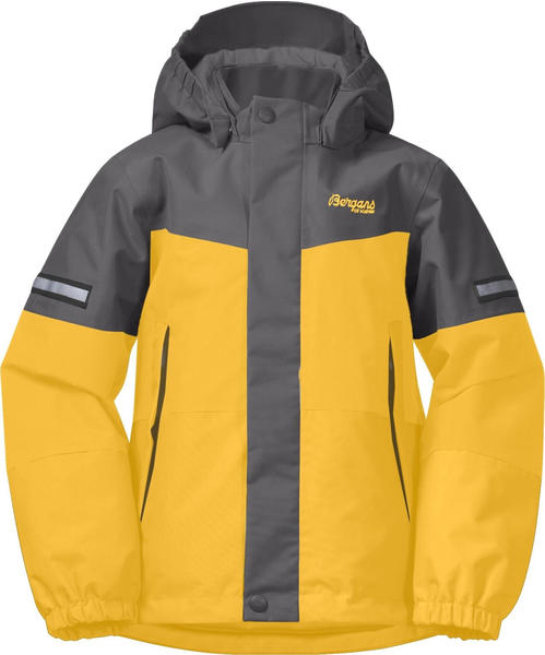 Bergans Lilletind Insulated Kids Jacket light golden yellow/solid dark grey
