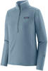 PATAGONIA 40505-LPBX W's R1 Daily Zip Neck Sweatshirt Damen Light Plume Grey -...