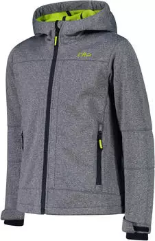 CMP Jungenjacke aus meliertem Softshell (3A00094M) b.blue mel./acido2