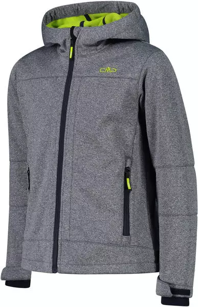 CMP Jungenjacke aus meliertem Softshell (3A00094M) b.blue mel./acido2