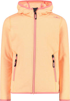 CMP Girl Fleece-Jacket Knit-Tech (3H19825) melone/pesca/bianco