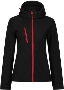 Regatta Professional Venturer 3-layer Hooded Softshell Jacket black/Classic red