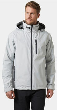 Helly Hansen Crew Hooded Midlayer Sailing Jacket 2.0 grey fog