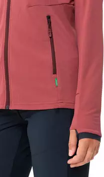 VAUDE Women's Elope Fleece Jacket II (45318) brick