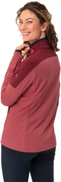 VAUDE Women's Elope Fleece Jacket II (45318) brick